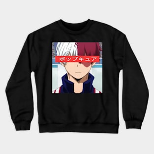 Todoroki & The pop cure box logo Crewneck Sweatshirt